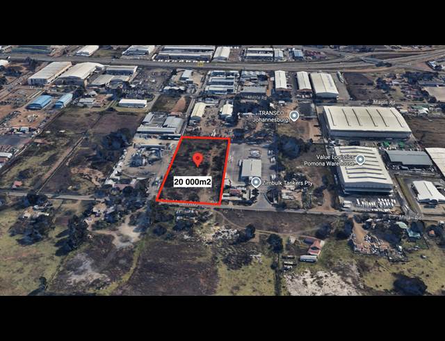 20,000M² INDUSTRIAL YARD TO LET IN POMONA