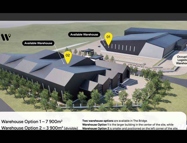3,900M² WAREHOUSE TO LET IN KLAPMUTS