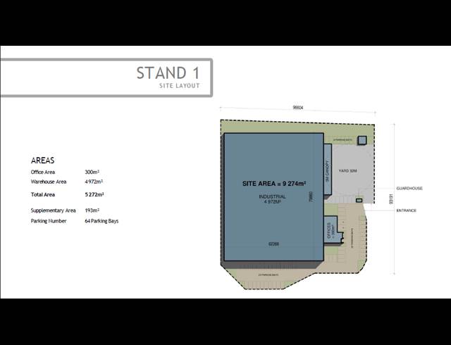 5,272M² WAREHOUSE TO LET IN WADEVILLE