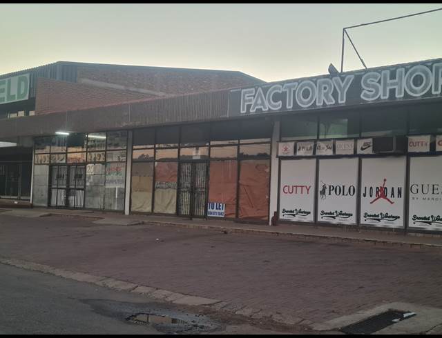 187M² RETAIL TO LET IN PRETORIA WEST