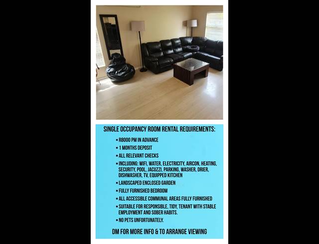 1 bed property to rent in TABLE VIEW