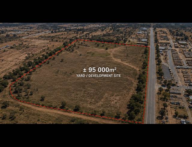 95,000M² INDUSTRIAL YARD TO LET IN CLAYVILLE