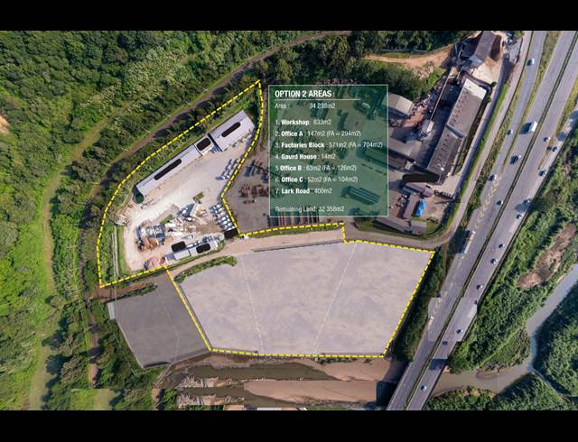 34,238M² INDUSTRIAL YARD TO LET IN GLEN ANIL