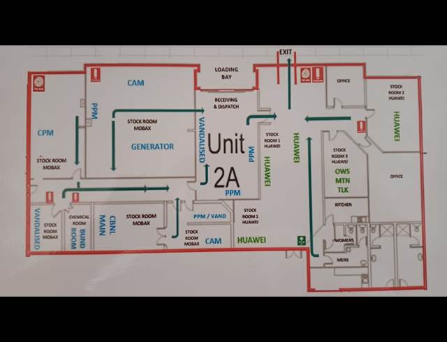 500M² WAREHOUSE TO LET IN VINTONIA
