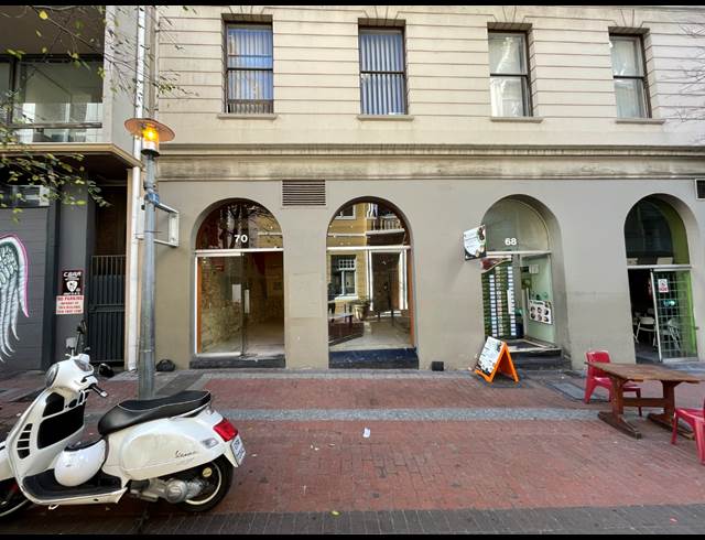 184M² RETAIL TO LET IN CAPE TOWN CITY CENTRE