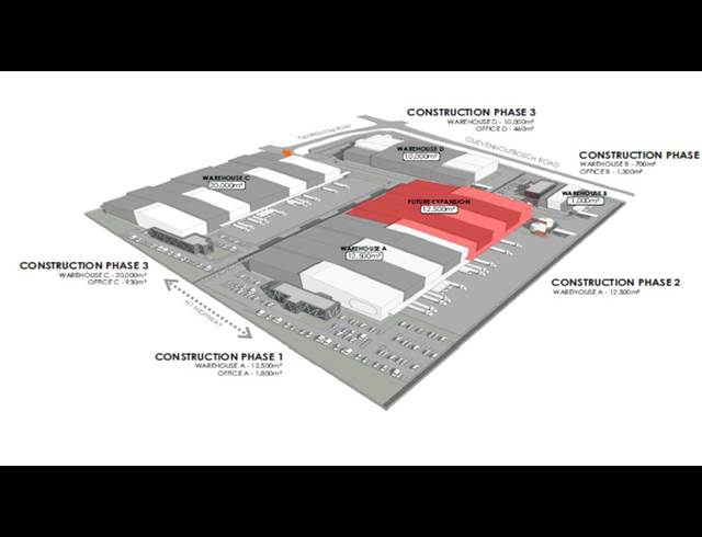 10,460M² WAREHOUSE TO LET IN LOUWLARDIA