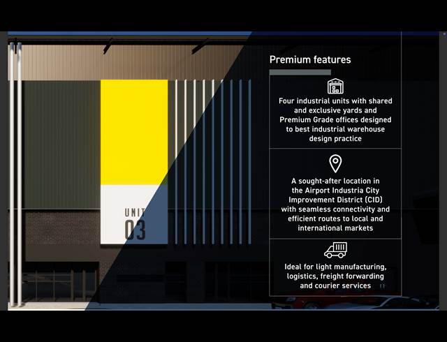 3,605M² WAREHOUSE TO LET IN AIRPORT INDUSTRIA