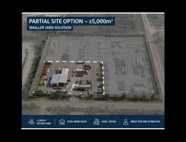 5,000M² VACANT LAND TO LET IN CLAYVILLE