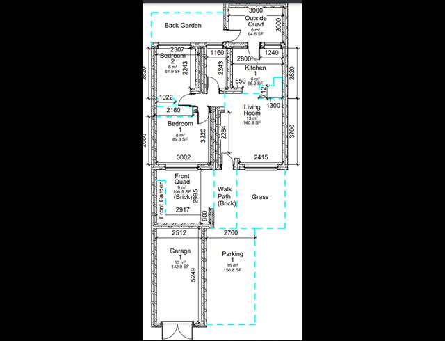 2 bed property to rent in DIE RAND