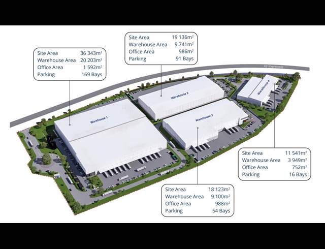 10,727M² WAREHOUSE TO LET IN GLEN MARAIS