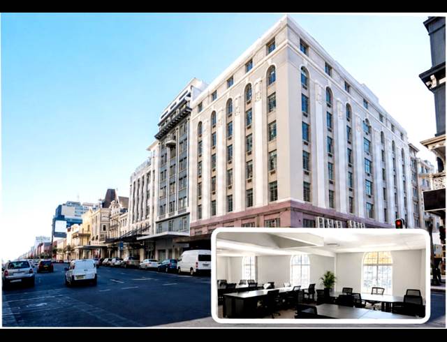 M² SERVICED OFFICE TO LET IN CAPE TOWN CITY CENTRE