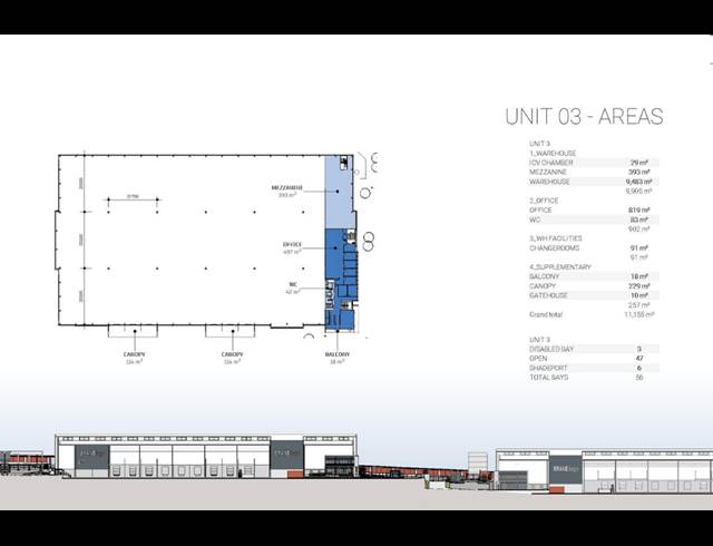11,155M² WAREHOUSE TO LET IN GLEN MARAIS